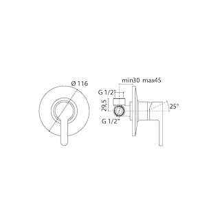 MISCELATORE  DOCCIA ARENA