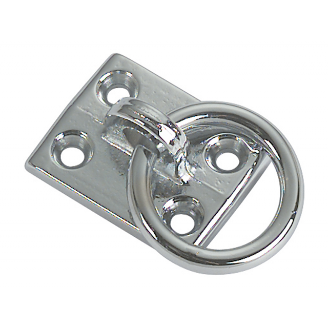 PIASTRA OTTONE C/ANELLO