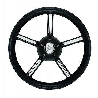 RUOTA TIMONE V56 NERA Ø MM.350