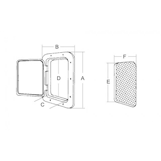 SPORTELLO MM. 270X370