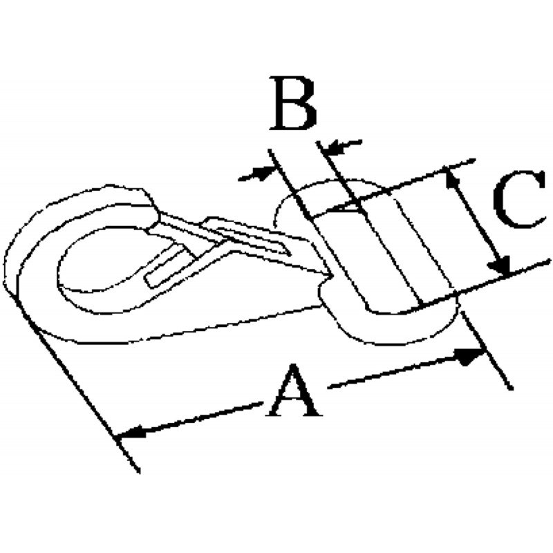 MOSCHETTONE INOX 316