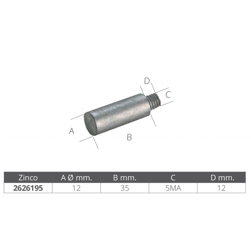 BAROTTO BUKH  Ø MM.12 X 37
