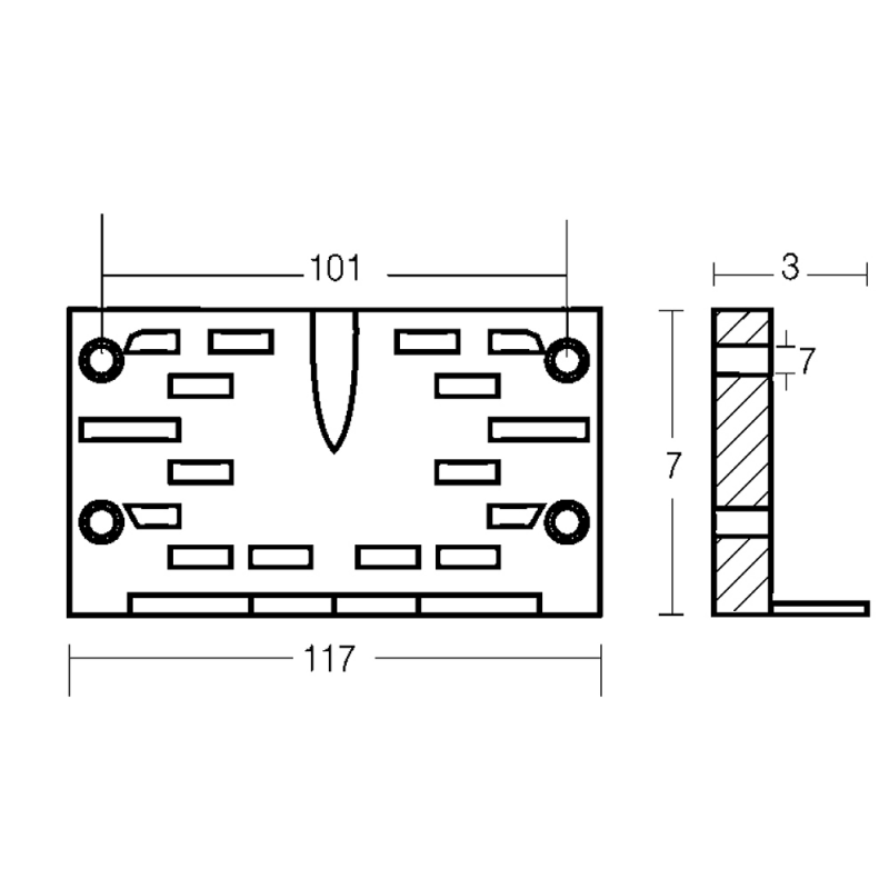 PIASTRA ALVEOLARE OMC