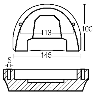 PIASTRA PER MOTORI OMC