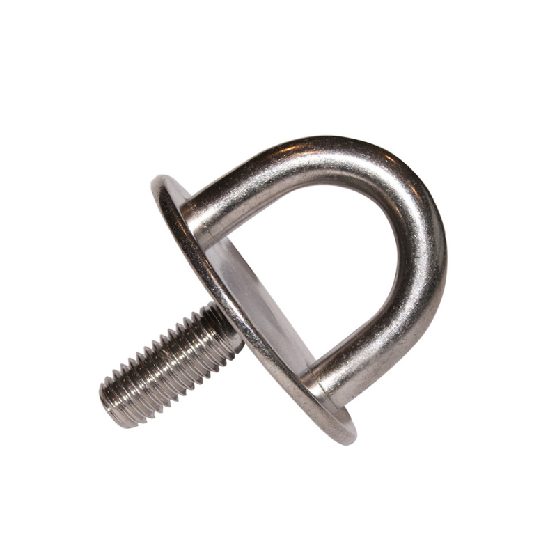 PIASTRA IN ACCIAIO INOX CON PRIGIONIERO