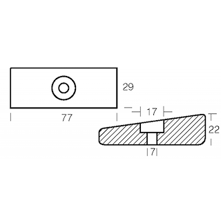 PIASTRINA PER MOTORI FUORIBORDO MERCURY/MARINER