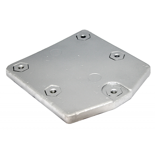 PIASTRA IN ALLUMINIO PER ZEUS DRIVE