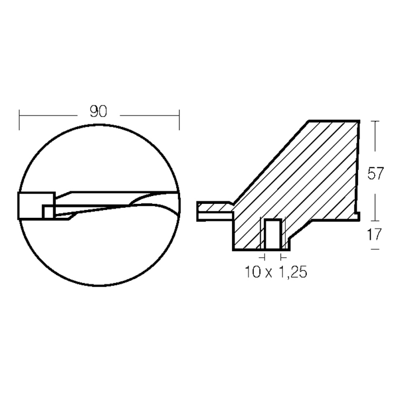 PINNA PER MOTORI YAMAHA 90/225-V4-V6