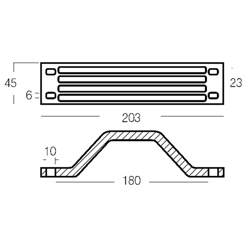 BARRA PER YAMAHA 115/350 HP