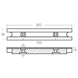 BARRA PER YAMAHA TOP 700 40/100 HP