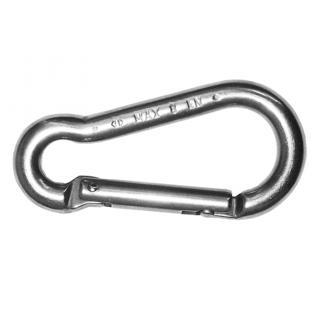 MOSCHETTONE "KONG" APERTURA TRASVERSALE INOX 316