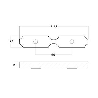 PIASTRINA PER MOTORI 300-350HP