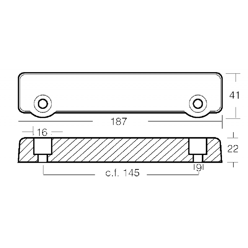 BARRA PER VOLVO AQ 200-250-270-275-280-285