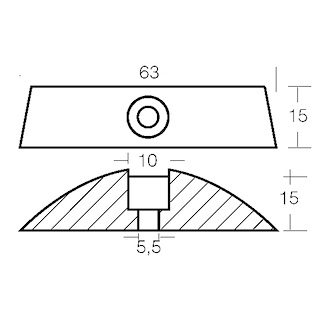 COPPIA PIASTRINE 110/120 HP ZINCO