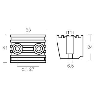 CUBO PER PIEDI VOLVO DPX/ DP-SM / SX-M