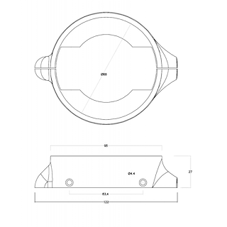 COLLARE IN ZINCO PER SAIL DRIVE