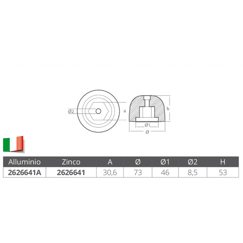 OGIVA PER BOW THRUST SIDE POWER-SLEIPNER