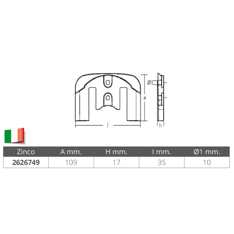 PIASTRA ANTICAVITAZIONE YANMAR