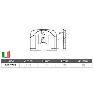 PIASTRA ANTICAVITAZIONE YANMAR