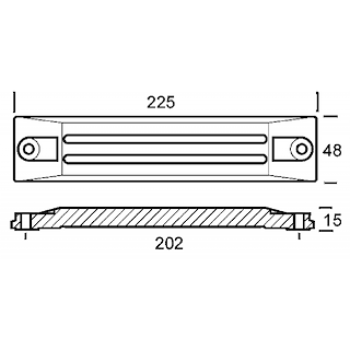 PLACCA PER MOTORI HONDA 75/225 HP