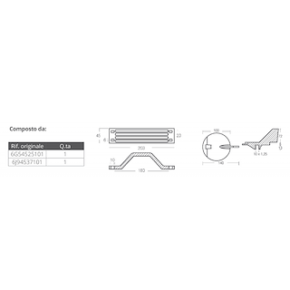 KIT ALLUMINIO YAMAHA 150-200 HP