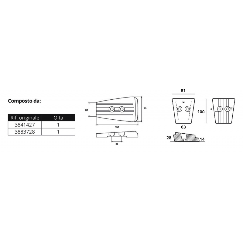 KIT ALLUMINIO VOLVO SX-A/DPS