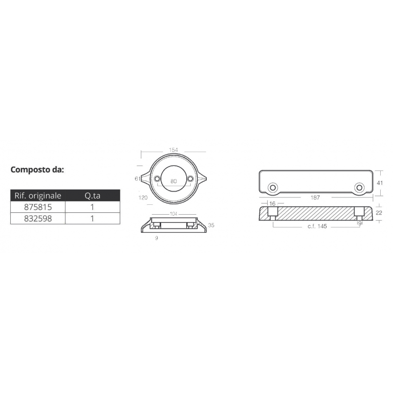 KIT ALLUMINIO VOLVO 280
