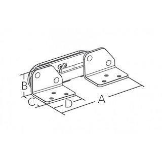 COPPIA CERNIERE AISI 316 PER SEDILE