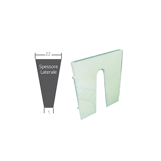 PIASTRA SALVA POPPA CUNEO BIANCA