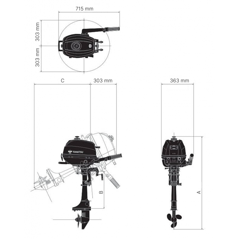MOTORE FUORIBORDO MFS3.5S