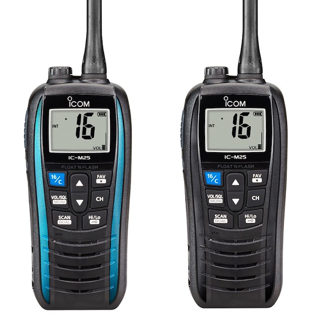 VHF ICOM IC-M25 EURO AZZURRO