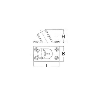BASE RETTANGOLARE INCLINATA