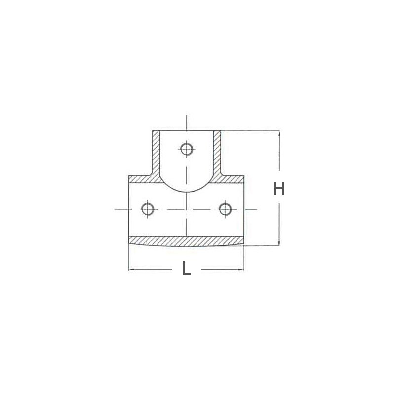 RACCORDO A TEE DRITTO