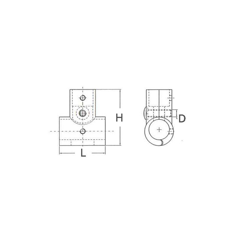 RACCORDO A TEE DRITTO APRIBILE
