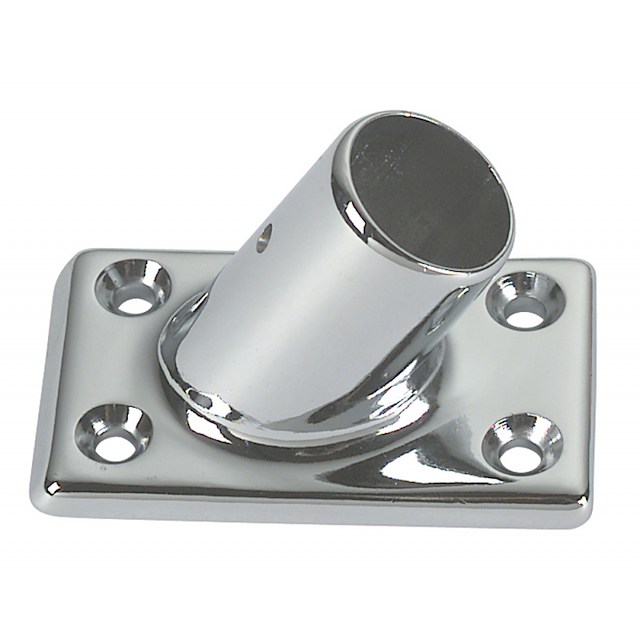 BASE OTTONE RETTANG. 60°Ø MM.22