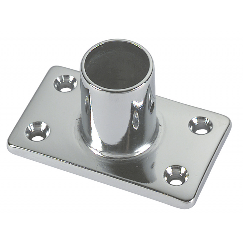 BASE OTTONE RETTANG. 90° Ø MM.22