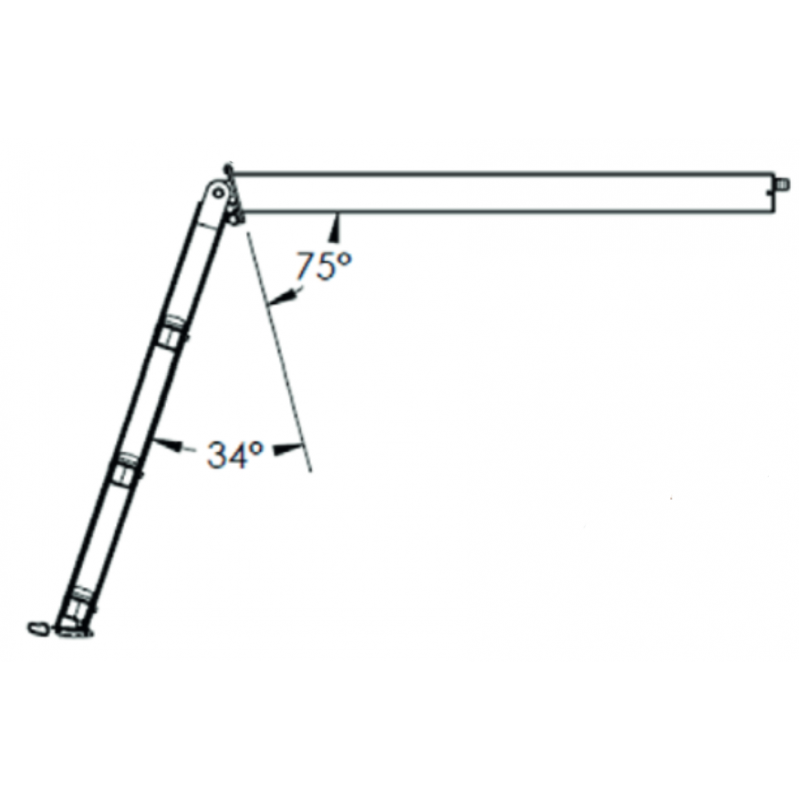 SCALETTA TELESCOPICA 4 GRAD. NEG.
