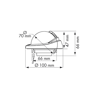 BUSSOLE OFFSHORE 75 AD INCASSO PER PIANI ORIZZONTALI