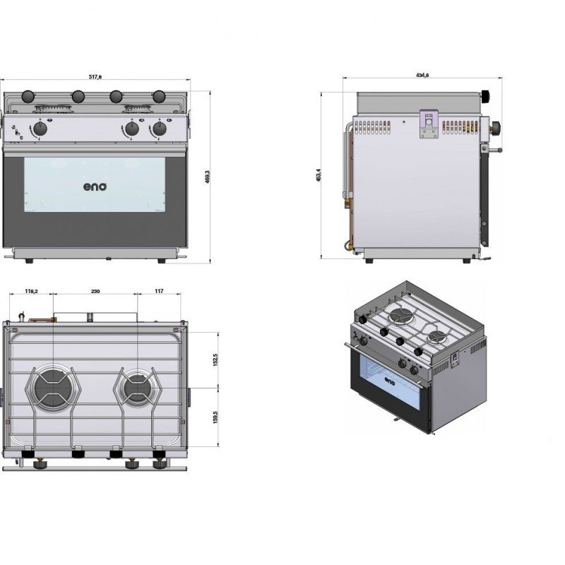 CUCINA CON FORNO ONE