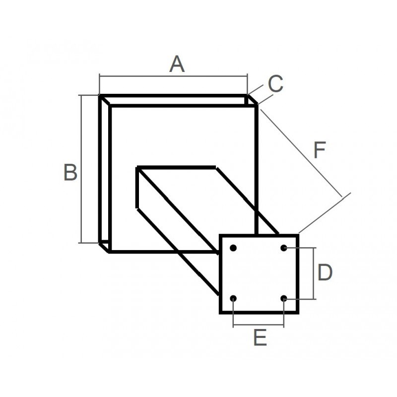 SUPPORTO MOTORE HP.25 2T 9,9 4T