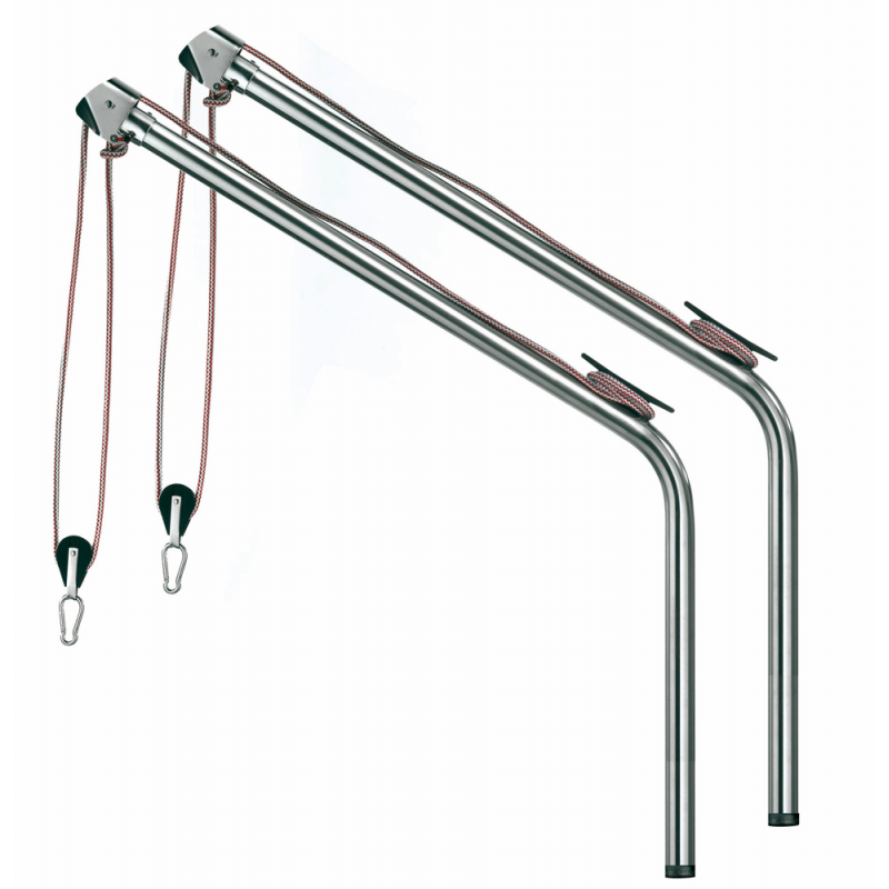 COPPIA DI GRUETTE IN ACCIAIO INOX