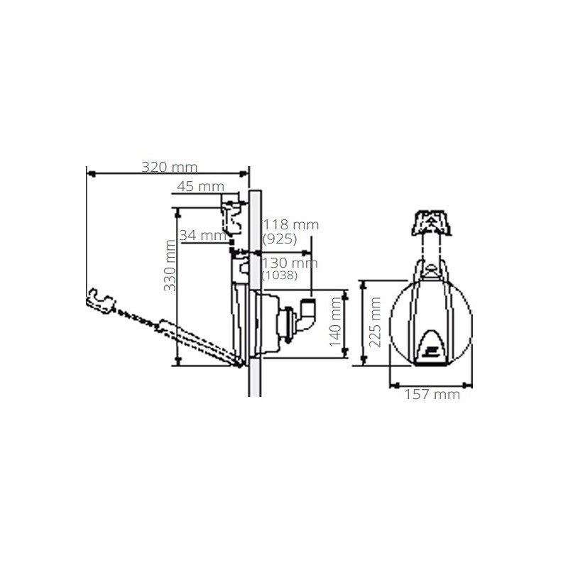 POMPA A MANO MOD.925 SENZA BY-PASS