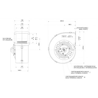 ASPIRATORE 12V. SINISTRO