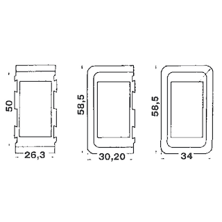 CORNICI PER INTERRUTTORI