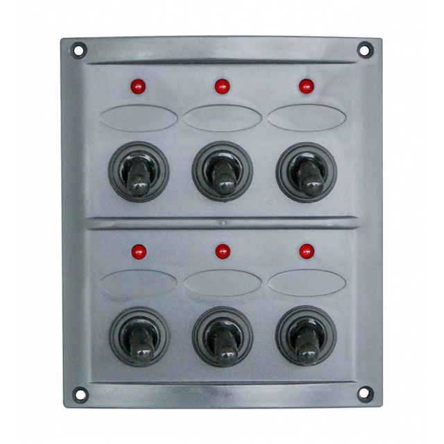 PANNELLO ELETTRICO 6 INTERRUTTORI