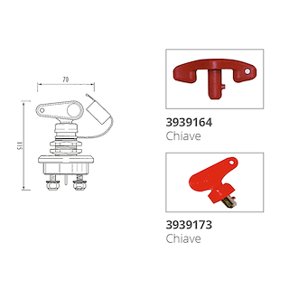 STACCA BATTERIA OTTONE