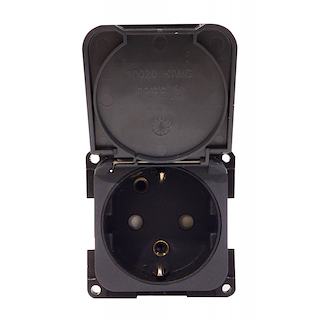 PRESA 230 V. SCHUKO C/COPERCHIO