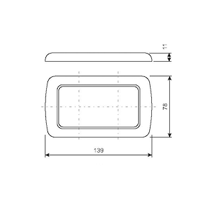 CORNICE A DUE MODULI MM.139X78