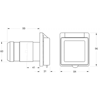 SPINA POLIESTERE 32 AMP.