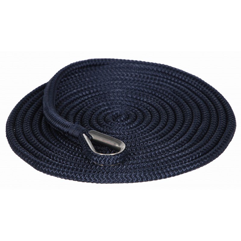 DOPPIA TRECCIA CON REDANCIA BLU NAVY